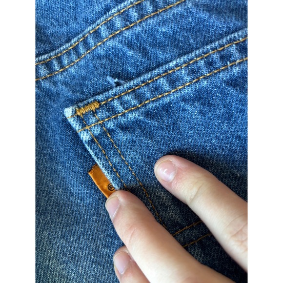 Vintage Levis 517 Orange Tab Jeans Mens 40x34 Made in USA Medium Wash Bootcut - Picture 11 of 14